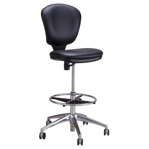 Chaise &agrave; hauteur ajustable Metro, Vinyle, Noir, Capacit&eacute; 250 lb Advanced Consulting and Training Ltd.