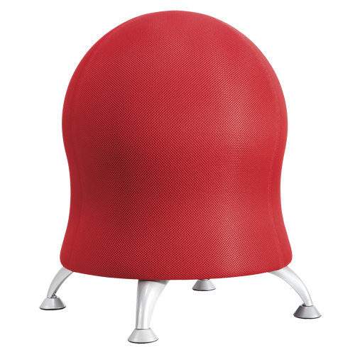 Zenergy Ball Chair, Fabric, Red, 250 lbs. Capacity Advanced Consulting and Training Ltd.