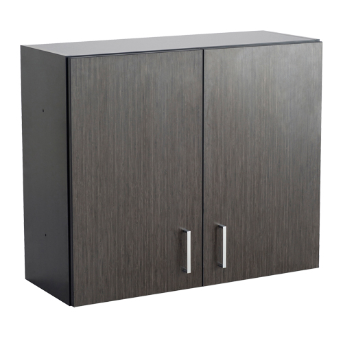 Armoire modulaire murale, 30" h x 36" la x 15" p, 1 tablettes, M&eacute;lamine, Nuit d'Asie/noir Advanced Consulting and Training Ltd.