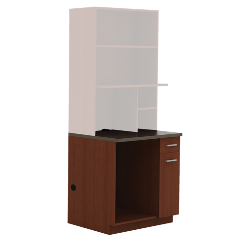 Modular Cabinet, Melamine, 39" H x 36" W x 25" D, Mahogany Advanced Consulting and Training Ltd.