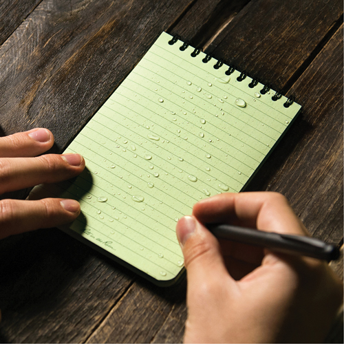 Pocket Top-Spiral Notebook, Soft Cover, Green, 100 Pages, 4" W x 6" L Advanced Consulting and Training Ltd.