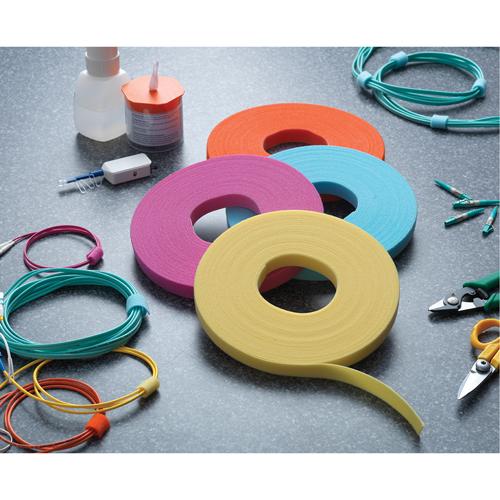 Ruban pour gestion des c&acirc;bles One-Wrap, Boucle et crochet, 25 vg x 5/8", Auto-aggripant, Orange Advanced Consulting and Training Ltd.