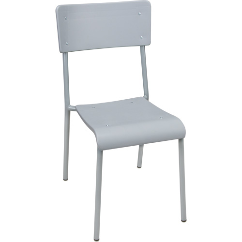 Ventura Stacking Chair, Polypropylene, 36" High, 300 lbs. Capacity, Grey Advanced Consulting and Training Ltd.