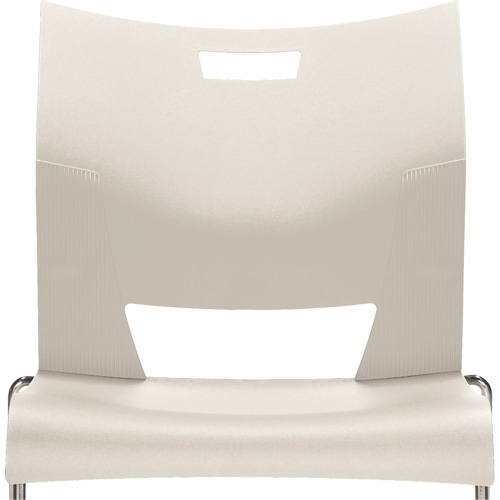 Chaise de formation sans bras Duet, Plastique, Hauteur 33-1/4", Capacit&eacute; 350 lb, Blanc Advanced Consulting and Training Ltd.