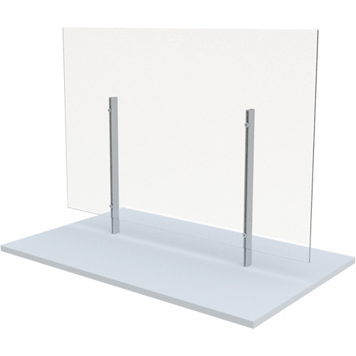 Freestanding Board Mount Sneeze Guard, 36" W x 36" H Advanced Consulting and Training Ltd.
