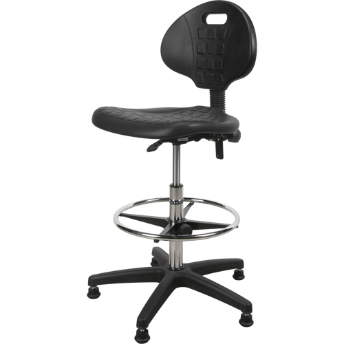 Heavy-Duty Ergonomic Stool, Stationary, Adjustable Height, 250 lbs. Capacity Advanced Consulting and Training Ltd.