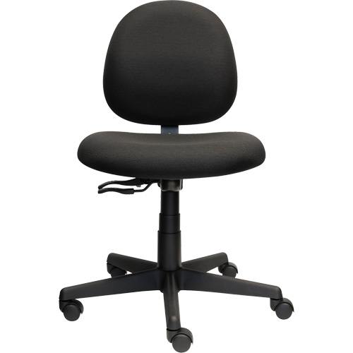 Chaise de travail &agrave; dossier bas Aspen, Tissu, Noir, Capacit&eacute; 275 lb Advanced Consulting and Training Ltd.