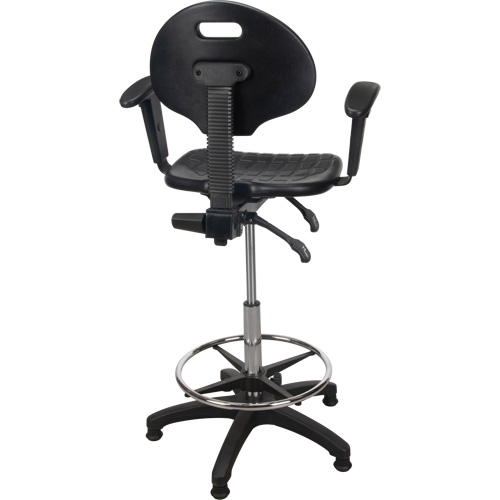 Heavy-Duty Ergonomic Stool with Adjustable Arm Rests, Stationary, Adjustable Height, 250 lbs. Capacity Advanced Consulting and Training Ltd.