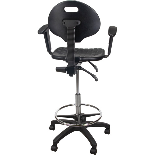 Heavy-Duty Ergonomic Stool with Adjustable Arm Rests & Nylon Stem Casters, Mobile, Adjustable Height, 250 lbs. Capacity Advanced Consulting and Training Ltd.