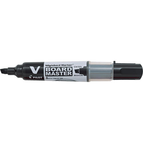 Vboard Master White Board Marker, Black, Chisel Tip Advanced Consulting and Training Ltd.