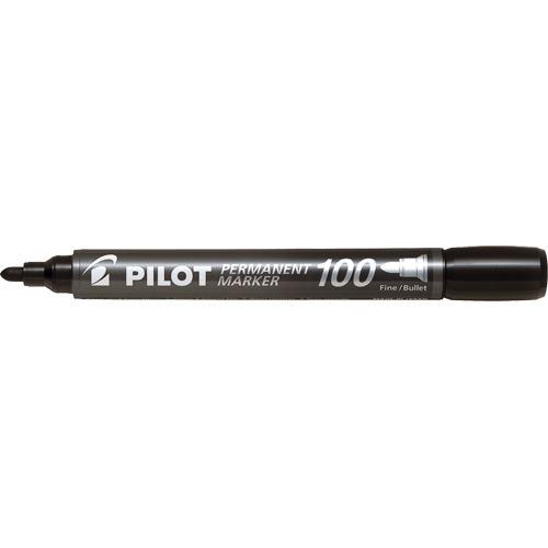 Marqueur permanent Pilot 100, Noir, Pointe Ronde Advanced Consulting and Training Ltd.
