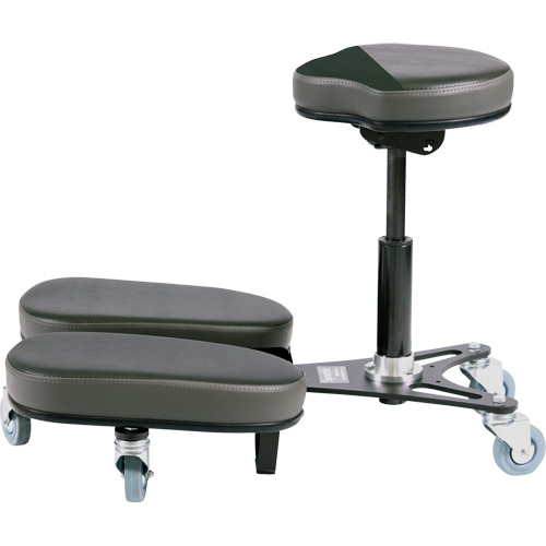 STAG4 Adjustable Kneeling Chair, Vinyl, Black/Grey Advanced Consulting and Training Ltd.