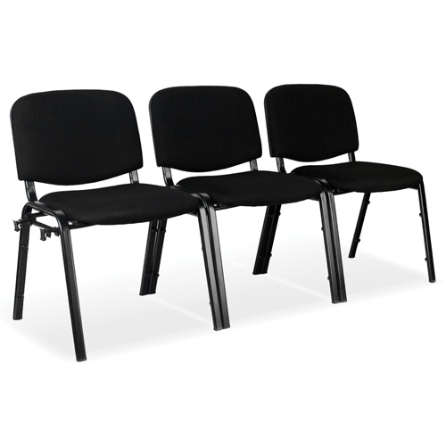 Stacking Chairs, Fabric, 32" High, 250 lbs. Capacity, Black Advanced Consulting and Training Ltd.