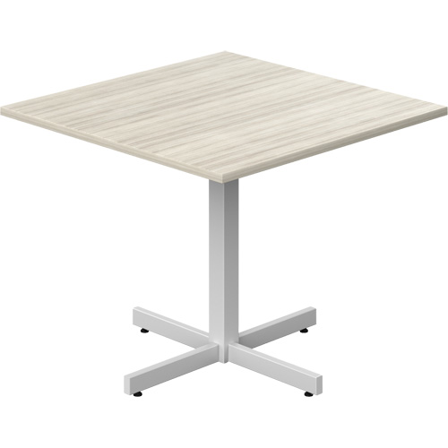Table carr&eacute;e &agrave; hauteur r&eacute;glable Newland, 36" lo x 36" la x 29" h, Dessus de 1", Stratifi&eacute;, Havane Advanced Consulting and Training Ltd.