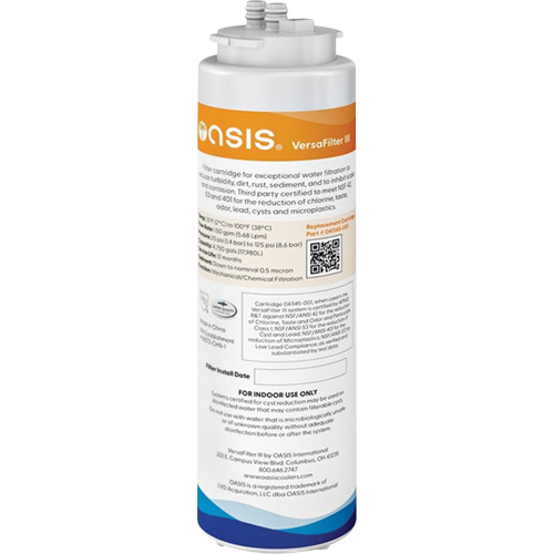 Replacement Cartridge, For Versafilter III Filter Advanced Consulting and Training Ltd.