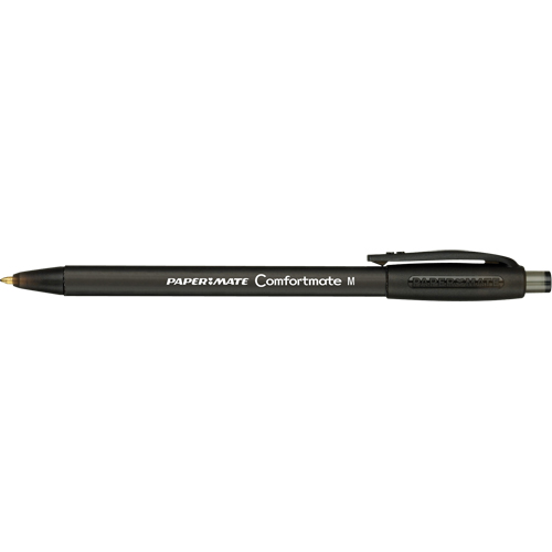 Stylo ComfortMate, Noir, 1 mm, R&eacute;tractable Advanced Consulting and Training Ltd.