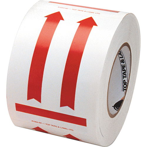 This Side Up Pictogram Special Handling Labels, 6" L x 4" W, Red on White Advanced Consulting and Training Ltd.