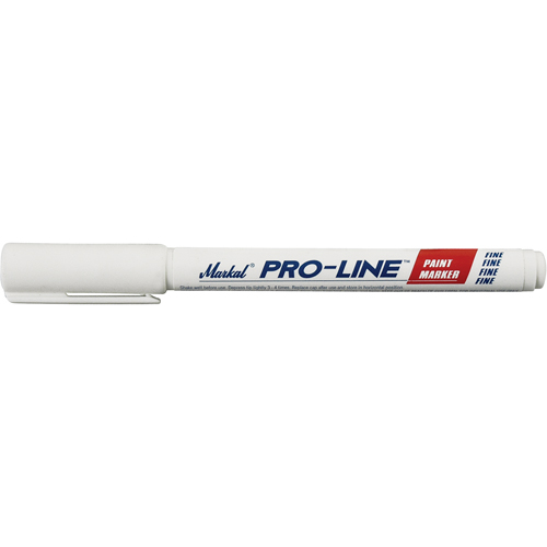 Marqueurs &agrave; peinture fins Pro-Line, Liquide, Blanc Advanced Consulting and Training Ltd.