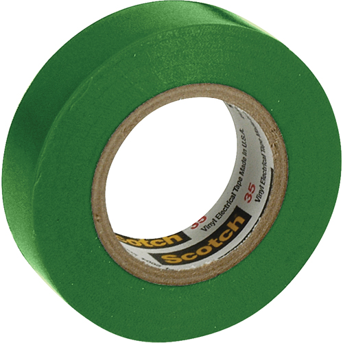 Scotch&reg; 35 Colour Coded Tape, 12.7 mm (1/2") x 6.1 m (20'), Green, 7 mils Advanced Consulting and Training Ltd.