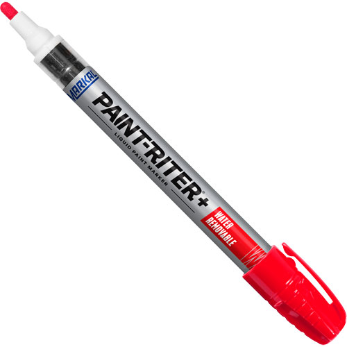 Marqueur &agrave; la peinture nettoyable &agrave; l'eau Paint-Riter+, Liquide, Rouge Advanced Consulting and Training Ltd.