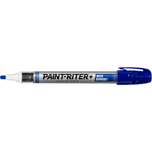Marqueur &agrave; la peinture nettoyable &agrave; l'eau Paint-Riter+, Liquide, Bleu Advanced Consulting and Training Ltd.