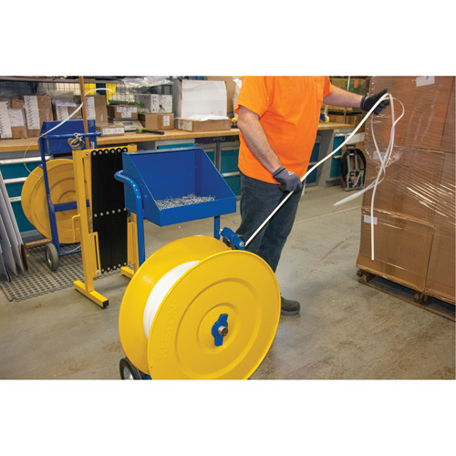 Distributeur de feuillards, Feuillard Polyester/Acier/Polypropyl&egrave;ne, Dia de noyau 16"/8", largeur de rouleau 3"/8"/6" Advanced Consulting and Training Ltd.