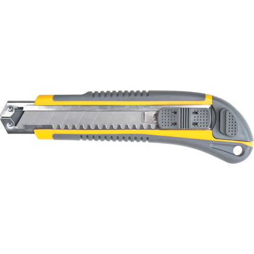 Couteau ATK100, 18 mm, Acier au carbone, Prise en Caoutchouc Advanced Consulting and Training Ltd.