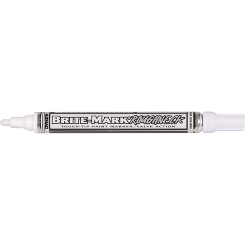 Marqueur RoughNeck Brite-Mark, Liquide, Blanc Advanced Consulting and Training Ltd.