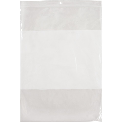 White Block Poly Bags, Reclosable, 12" x 9", 2 mils Advanced Consulting and Training Ltd.