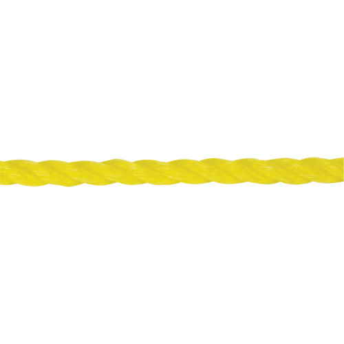 Corde jaune tress&eacute;e 1/4", Polypropyl&egrave;ne, 1300' Advanced Consulting and Training Ltd.