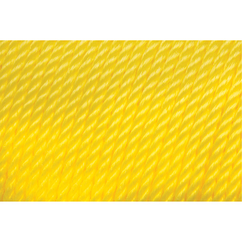 Corde jaune tress&eacute;e 1/4", Polypropyl&egrave;ne, 1300' Advanced Consulting and Training Ltd.