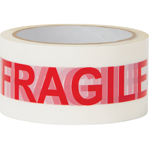 Ruban d'emballage Fragile, Adh&eacute;sif Thermofusible, 2 mils, 48 mm (2") x 100 m (328') Advanced Consulting and Training Ltd.