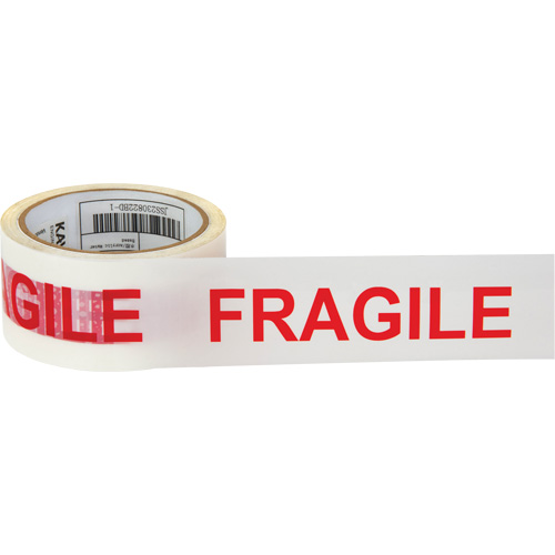 Ruban d'emballage Fragile, Adh&eacute;sif Thermofusible, 2 mils, 48 mm (2") x 100 m (328') Advanced Consulting and Training Ltd.