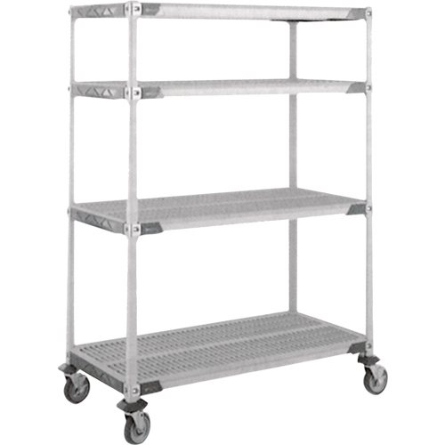 MetroMax i&reg; Stem Caster Cart, 4 Tiers, 24" x 69" x 48", 900 lbs. Capacity Advanced Consulting and Training Ltd.
