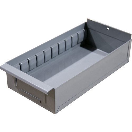 Boîte pour tablette de rayonnage enclenchable Interlok, Acier, 11-5/8" la x 18" p, 4-3/4" h, Gris p&acirc;le Advanced Consulting and Training Ltd.