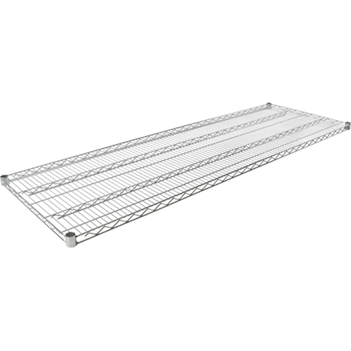 Tablette en treillis pour &eacute;tag&egrave;re robuste en treillis chromat&eacute;, 60" la x 18" p, Capacit&eacute; de 600 lb Advanced Consulting and Training Ltd.
