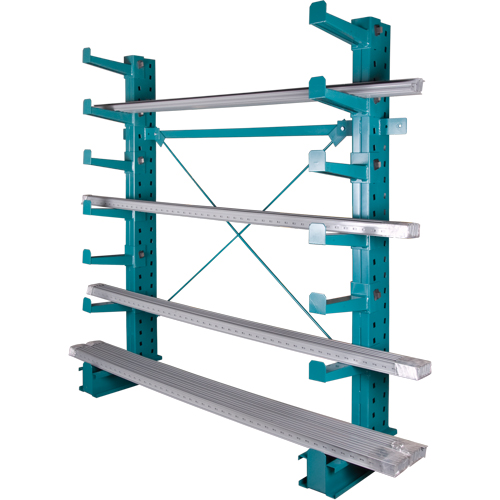 Cantilever Bar-Stock Racking - Light-Duty, Single Sided, 12" Arm, 75" H Advanced Consulting and Training Ltd.