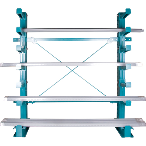 Cantilever Bar-Stock Racking - Light-Duty, Single Sided, 12" Arm, 75" H Advanced Consulting and Training Ltd.