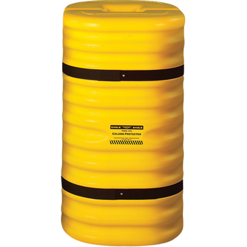 Protecteur de colonne, Ouverture int&eacute;rieure 12" x 12", 24" lo x 24" la x 42" h, Jaune Advanced Consulting and Training Ltd.