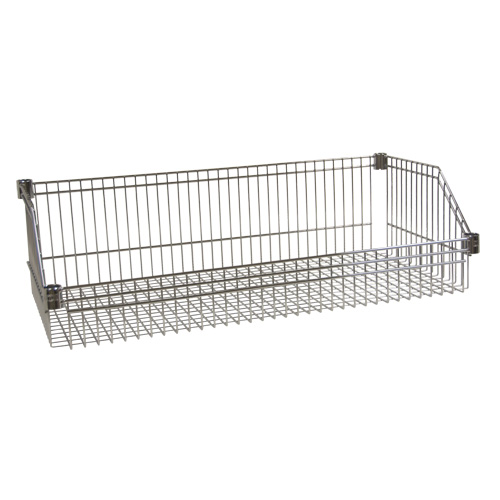 Panier-tablette en treillis m&eacute;tallique, 24" la x 48" p, Capacit&eacute; de 400 lb Advanced Consulting and Training Ltd.