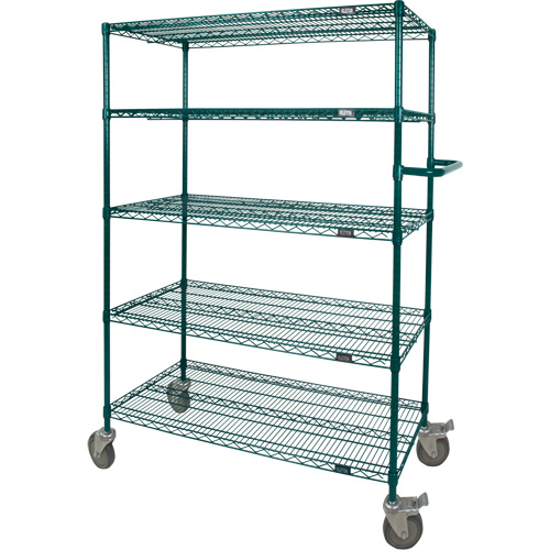 Chariot en treillis m&eacute;tallique &agrave; pousser, Fini &eacute;poxy, 36" x 69" x 24", Capacit&eacute; 600 lb Advanced Consulting and Training Ltd.