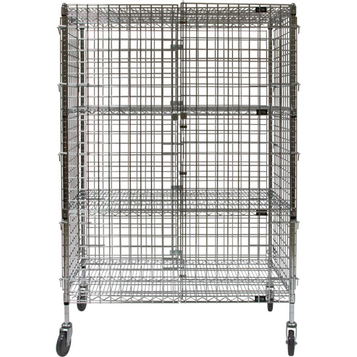 Chariot de s&eacute;curit&eacute;, Chrom&eacute;, 48" x 69" x 24", Capacit&eacute; 500 lb Advanced Consulting and Training Ltd.