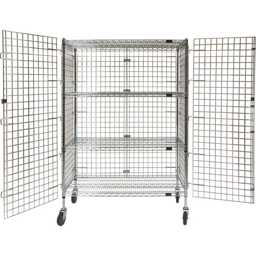 Chariot de s&eacute;curit&eacute;, Chrom&eacute;, 48" x 69" x 24", Capacit&eacute; 500 lb Advanced Consulting and Training Ltd.