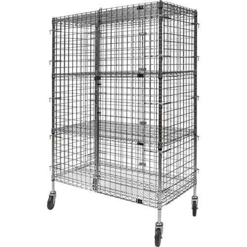 Chariot de s&eacute;curit&eacute;, Chrom&eacute;, 48" x 69" x 24", Capacit&eacute; 500 lb Advanced Consulting and Training Ltd.