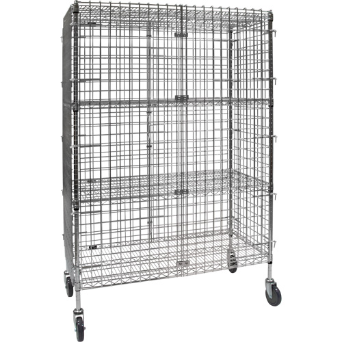 Chariot de s&eacute;curit&eacute;, Chrom&eacute;, 48" x 69" x 24", Capacit&eacute; 500 lb Advanced Consulting and Training Ltd.