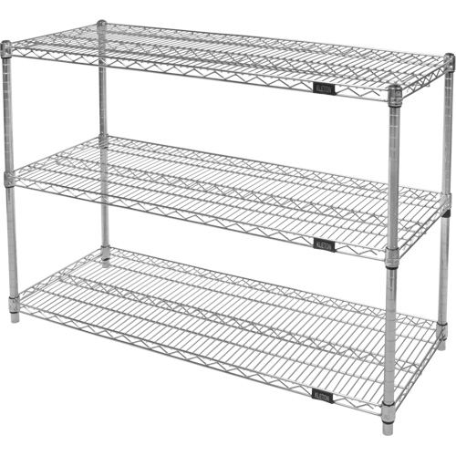 &eacute;tag&egrave;res robustes en treillis chromat&eacute;, Tiers 3, 30" la x 33" h x 14" p Advanced Consulting and Training Ltd.