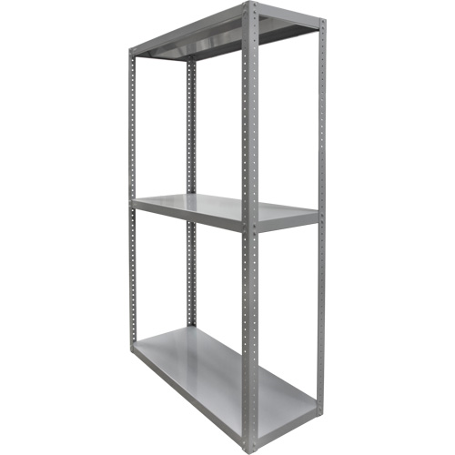 Heavy-Duty Shelving, Steel, Bolted, 3000 lbs. Capacity, 36" W x 72" H x 18" D Advanced Consulting and Training Ltd.
