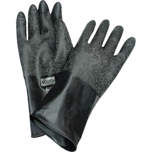 Gants r&eacute;sistants aux produits chimiques, Taille Moyen/8, 14" lo, Caoutchouc butyle, 32 mils Advanced Consulting and Training Ltd.