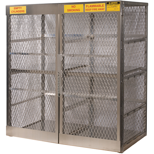 Armoires en aluminium pour bouteilles GPL, nbre de bouteilles: 16, 60" , 32" , 65" , Argent Advanced Consulting and Training Ltd.