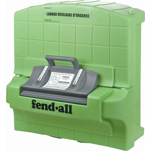 Directives en français pour poste de douche oculaire Fendall Pure Flow 1000, Aliment&eacute; par gravit&eacute;, Capacit&eacute; 7 gal., Conformit&eacute; ANSI Z358.1 Advanced Consulting and Training Ltd.